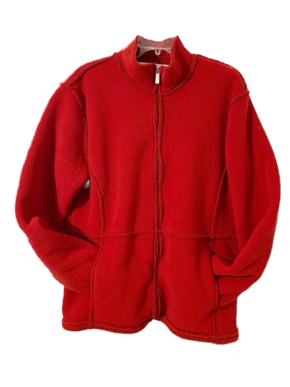 Northern Reflections Heavy Fleece Sherpa Teddy Bear Jacket Zip Cozy Coat Small
